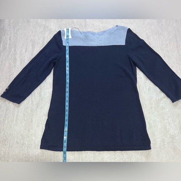 Karen Scott blue sweater​​​ - Picture 3 of 5